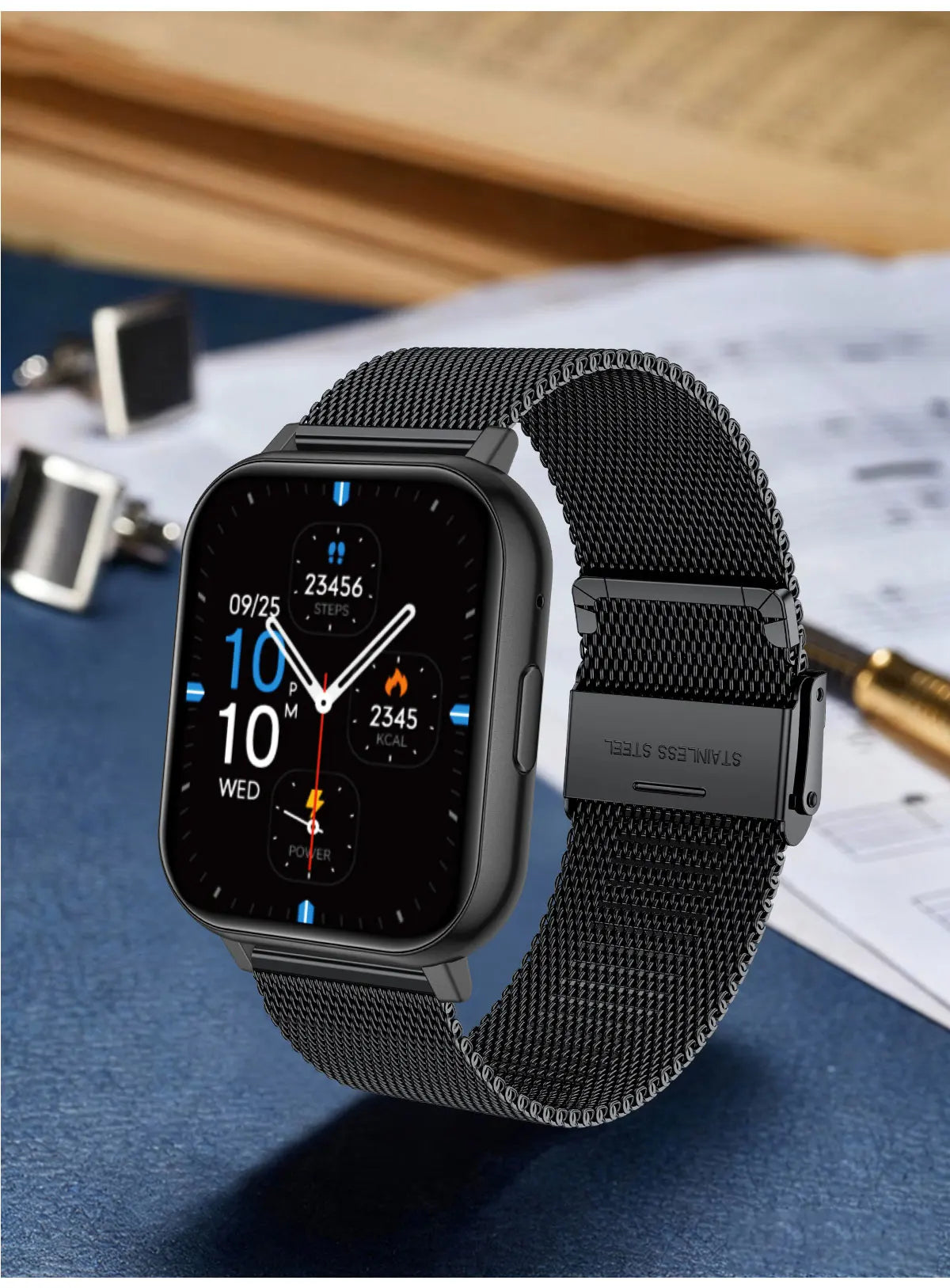 LIGE New 1.83"HD Screen Smart Watch Bluetooth Call Heart Rate Sleep Monitor Sports Tracker Waterproof Smartwatch For Android ios
