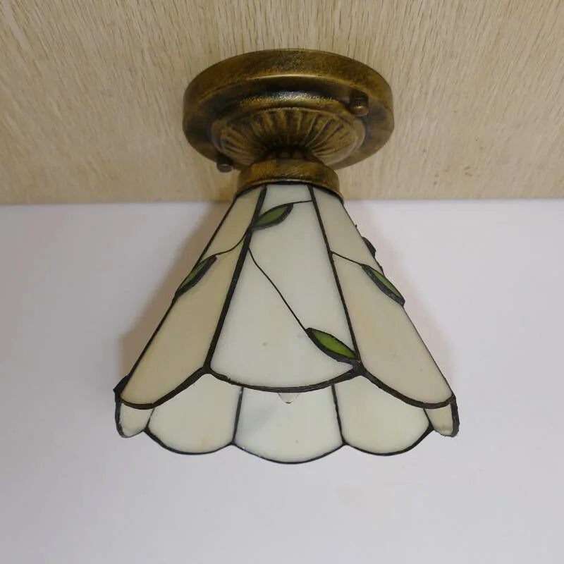 Tiffany Small Living Room Warm Bedroom Ceiling Lamp Modern Simple Living Room Lamps Creative Color Dining Room Lights