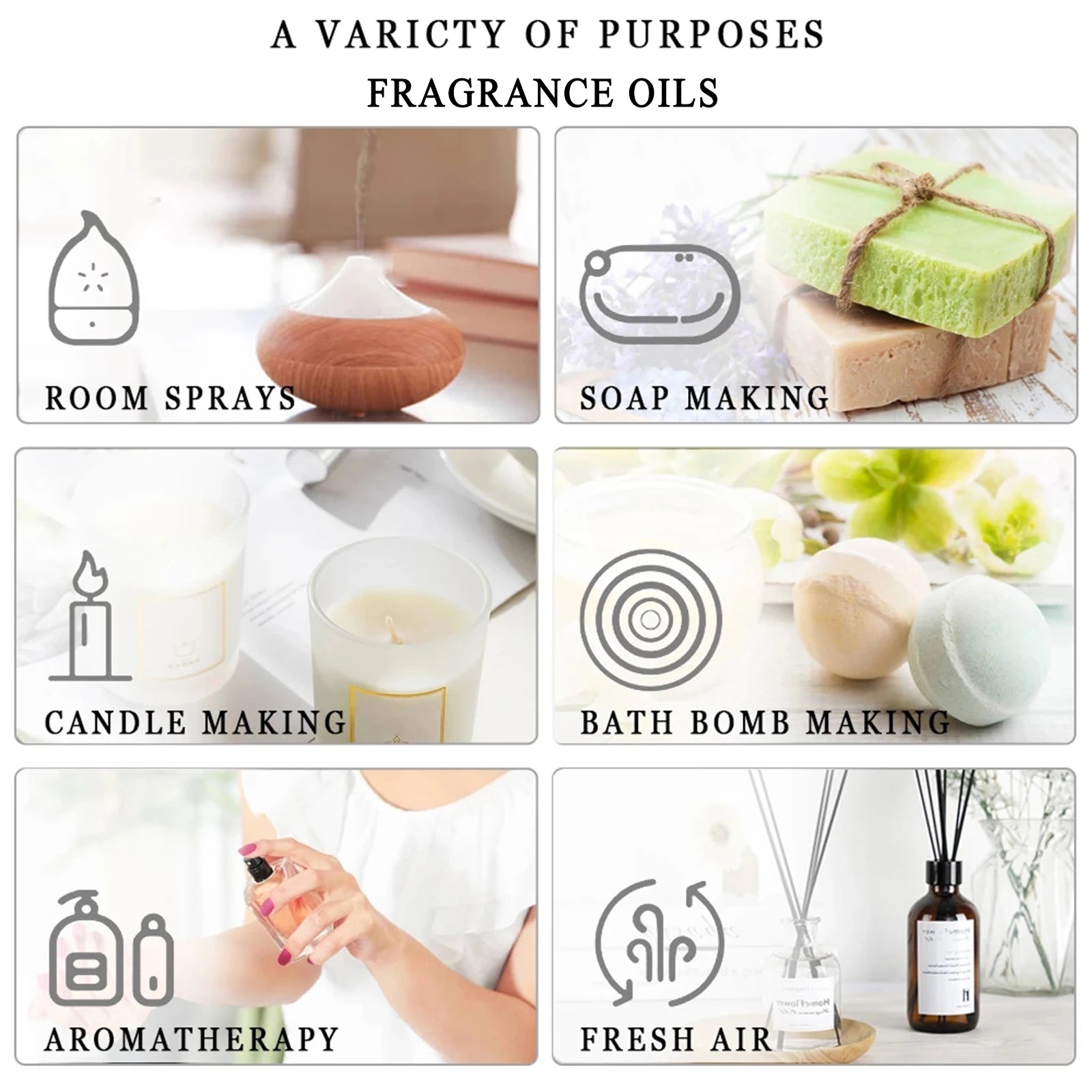 MAYJAM 20 Bottles Natural Essential Oils Set Gift Sandalwood Patchouli Jasmine Spearmint Ylang Ylang Rosemary Clary Sage Tea tree Cinnamon Lavender Vanilla Grapefruit for Aromatherapy Reed Diffuser