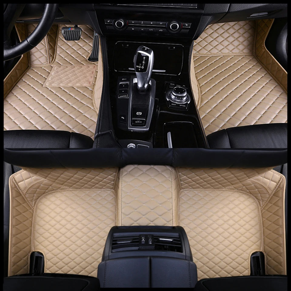 DOODRYER Custom Car Floor Mats For BMW 1er Coupe E82 Convertible E88 2007-2013 Auto Carpets Foot Coche Accessorie