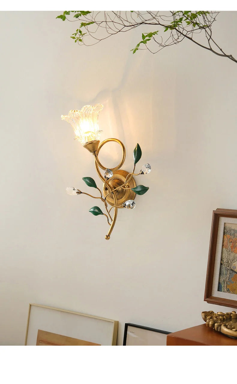 Bedroom Bedside Wall Lamp Nordic Minimalist Luxury Creative - Living Room TV Background Wall Lamp Staircase Retro Art Wall Lamp