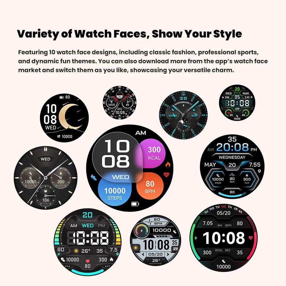 2025 New Military TREX3 1000mAh Battery Smart Watch 1.73-inch Screen 5ATM Waterproof GPS Altimeter Bluetooth Call Men Smartwatch