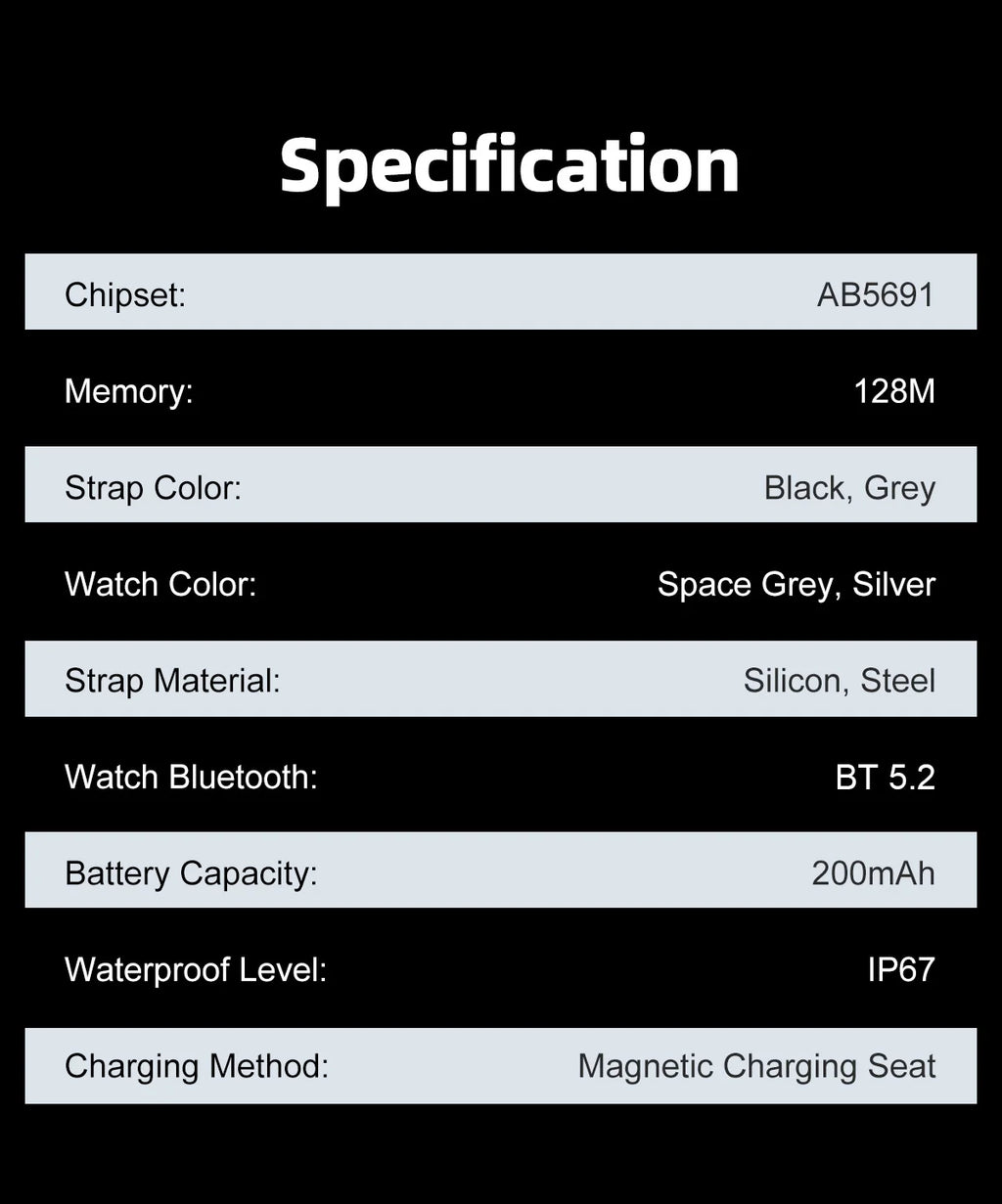 New Ultra Thin Smart Watch Men 1.96" AMOLED 360*360 HD Pixel Display Always Show Time Call Reminder Smartwatch For Android IOS