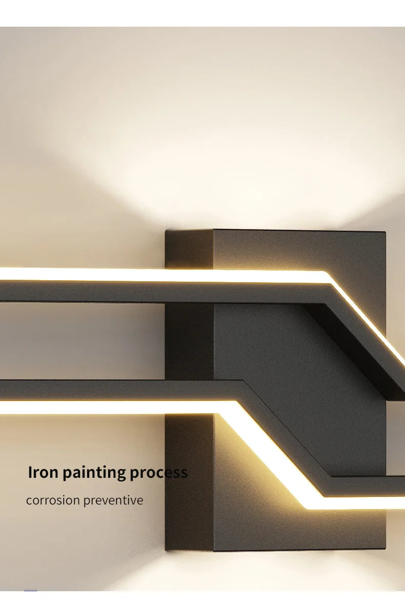 Wall Lamp Living Room TV Background Wall Lantern Minimalist Strip Lamp Bedroom Bedside Decoration Aisle Lamps Bracket Light