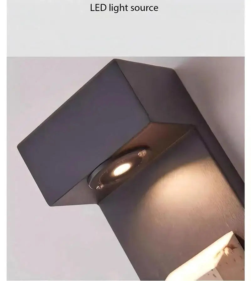 Modern Luxury Yellow Cave Stone Wall Lamp Outdoor Waterproof Wall Lamp Villa Living Room Bedroom Corridor Exterior Wall Lighting