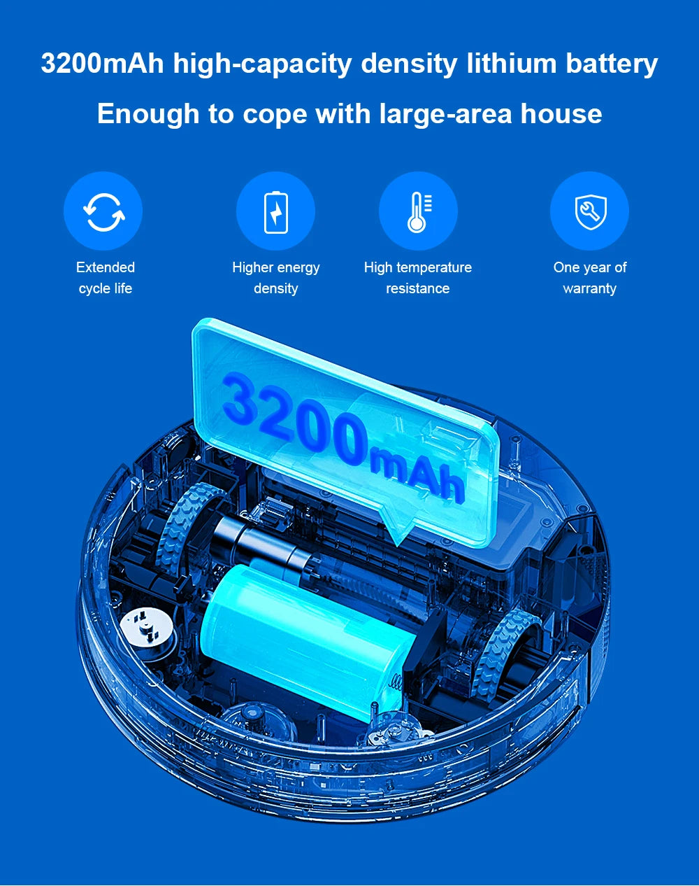 Robot Vacuum Cleaner Liectroux/Lilin X6, LDS Lidar Laser System,6500Pa,Multi-Floor Maps,Y Shape Wet Mop,Multilingual Voice