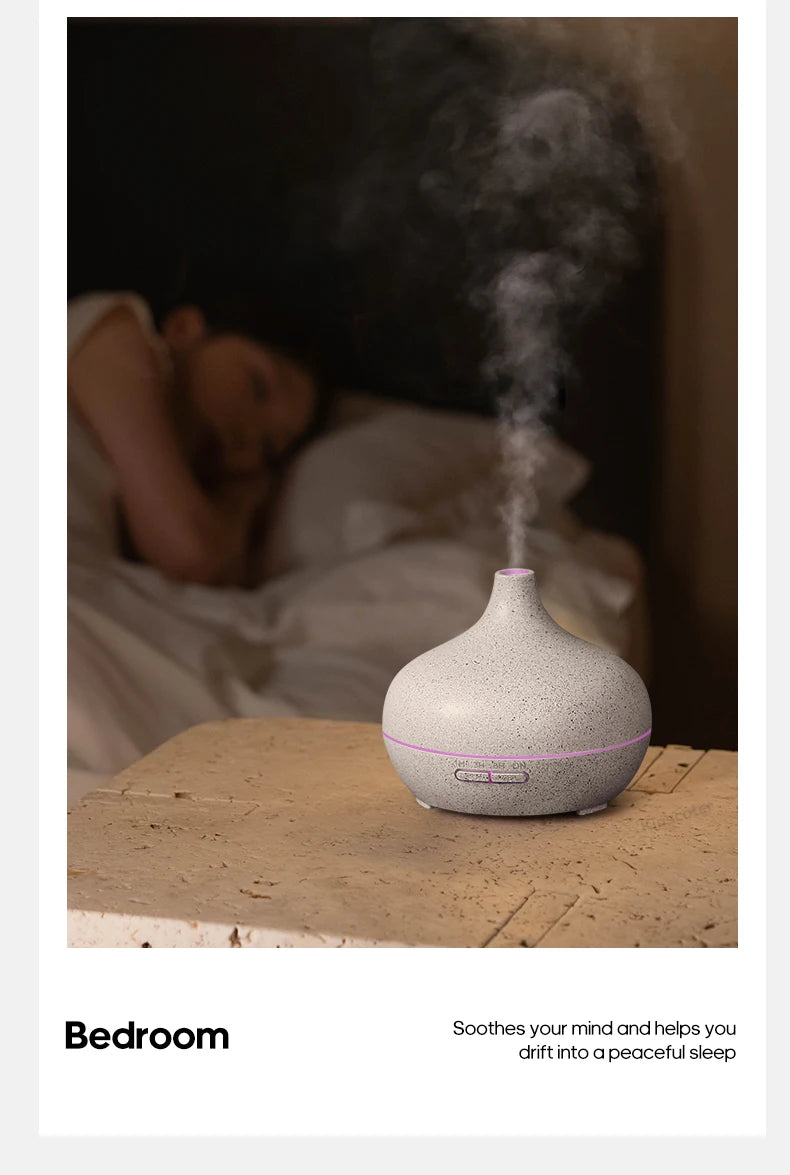 Wood Grain Aromatherapy Diffuser USB Humidifier Desktop Air Purifier Aroma Cool Mist Difusor/Essential oil set