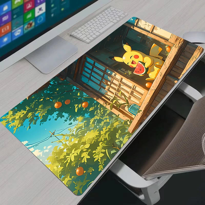 Pokemon Pikachu Mouse Pad Larger XXL 900x400 Speed Mini Pc Computer Keyboard Desk Mat Gaming Accessories durable Mousepad