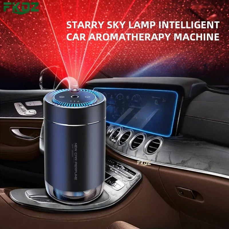 New Car Starry Sky Light Intelligent Aromatherapy Machine Starry Sky Top Humidifier for Light Fragrance and Odor Removal