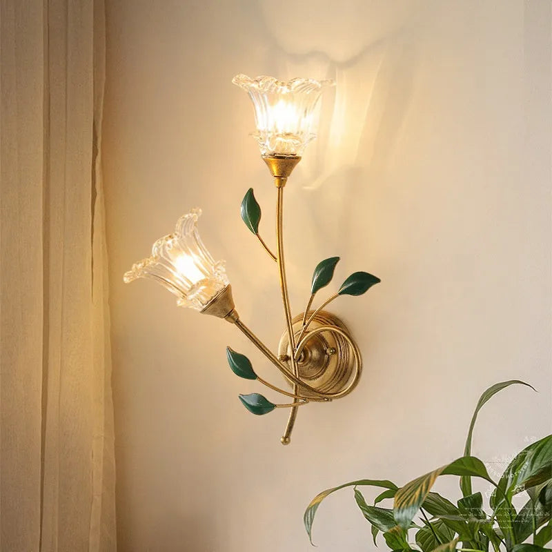 Bedroom Bedside Wall Lamp Nordic Minimalist Luxury Creative - Living Room TV Background Wall Lamp Staircase Retro Art Wall Lamp