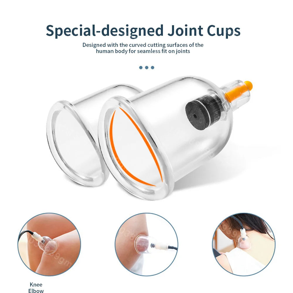 12Pcs Massage Vacuum Cupping Therapy Set Physiotherapy Healthy Self-Help Whole Body Applicable Appliances Massage Tool Tube Jars