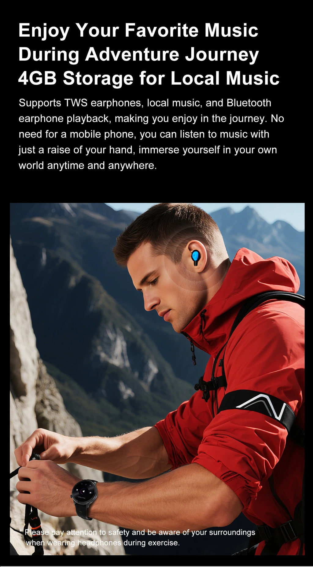 NEW 4G Memory GPS Offline Map Position Smart Watch Built-in App Market Game Compass Waterproof Swim Watches Sports Fashion Watch