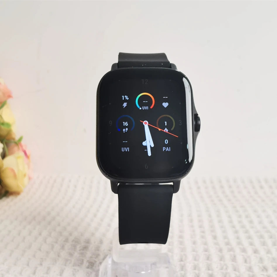 Amazfit GTS 2e Smartwatch Built-in Sports Modes GPS 5ATM Waterproof Smart Watch for Men Heart Rate Monitoring 95New No Box