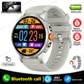 2025 New Men's GPS Sports Smart Watch 1.53'' AMOLED Display LED Flashlight Heart Rate Bluetooth Call 5ATM Waterproof Smartwatch