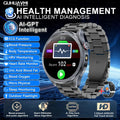 2026 New Body Fat Analysis Health Smart Watch ECG+PPG Uric Acid Blood Pressure Blood Oxygen Clock Call Smart Watch For Men Women