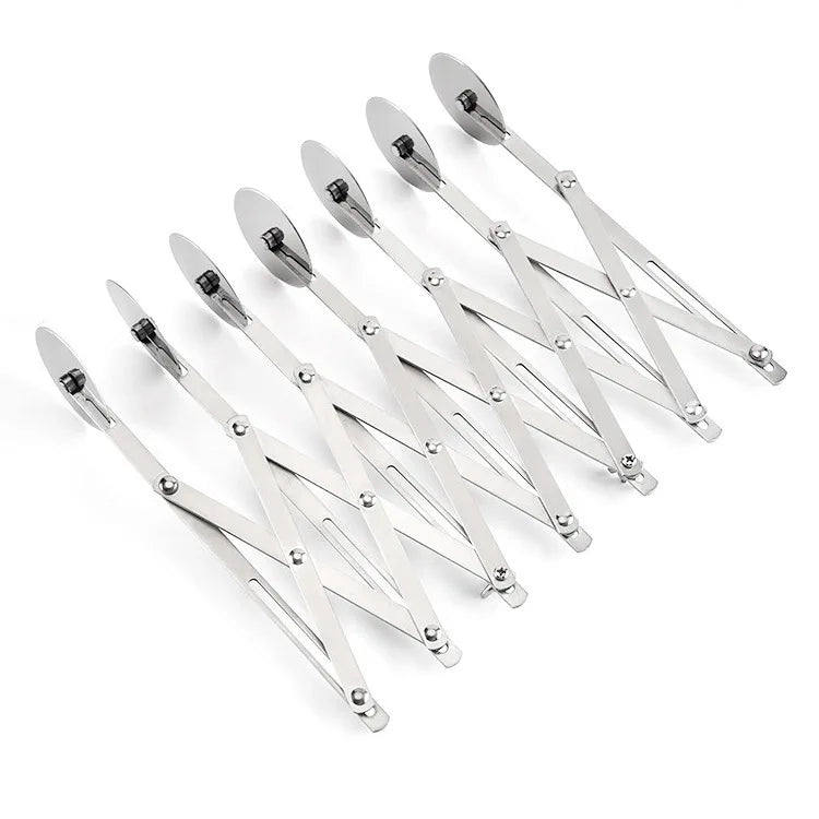 3/5/7 Wheels Cutter Dough Divider Side Pasta Knife Flexible Roller Blade Pizza Pastry Peeler Stainless Steel Bakeware Tools
