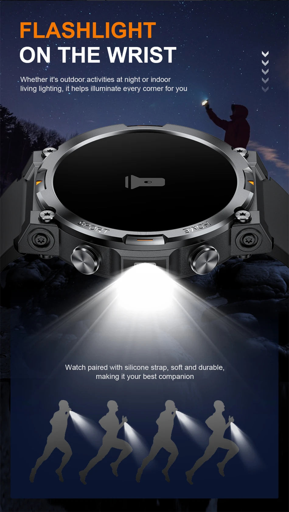 LIGE Smart Watch Men 1.43inch 466*466 AMOLED HD Screen Health Smartwatch Heart Rate Bluetooth Call Watches Sport Fitness Tracker