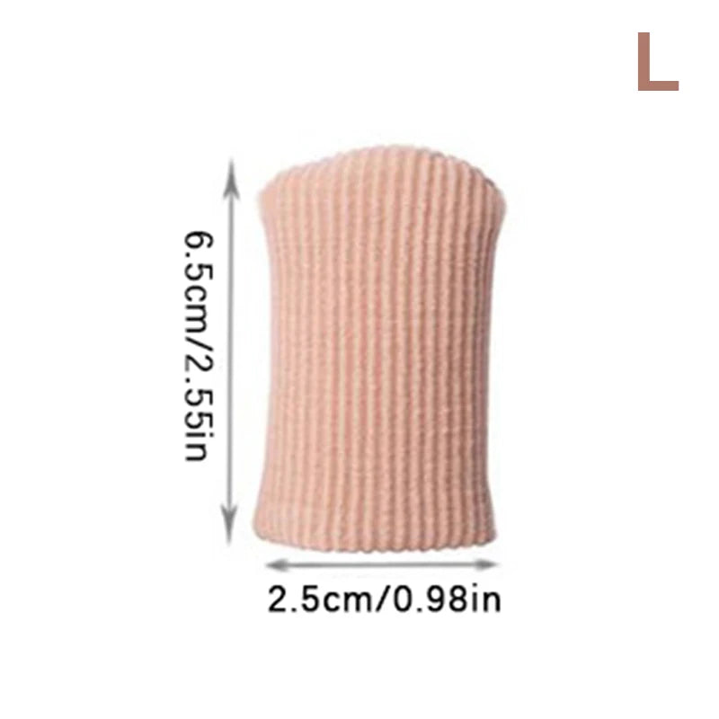1Pc Toe Tube Corrector Bunions Corn Foot Pain Relief Orthotics Fabric Toe Tube Cover Protector Finger Toe Separator Hallux Valgu