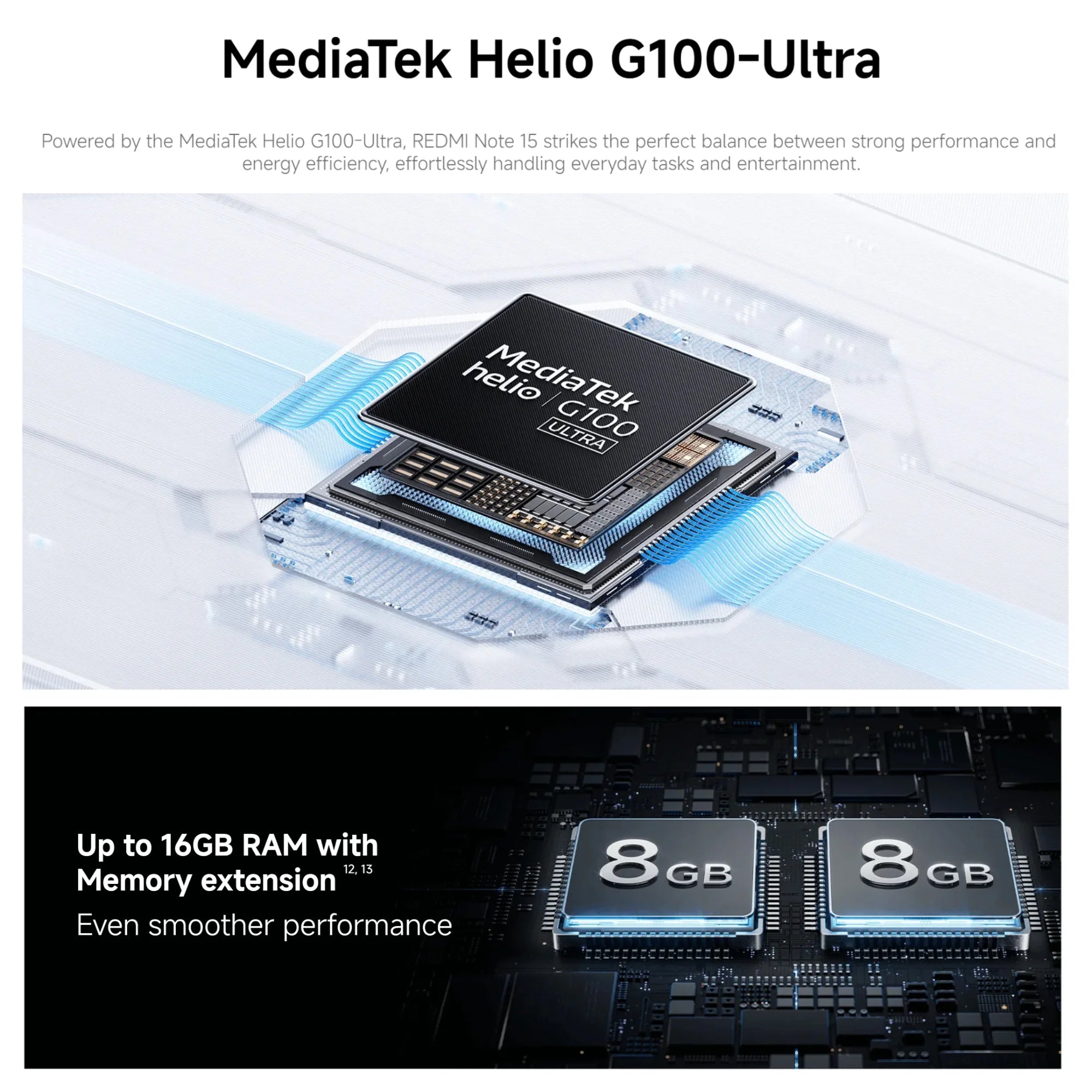 Xiaomi Redmi Note 15 4G 8+256GB Global Version MediaTek Helio G100-Ultra 120Hz 6.77 '' AMOLED Display 108MP Camera 6000mAh 33W