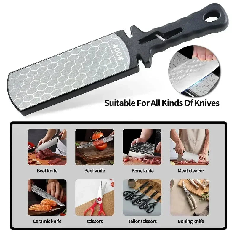 Multifunctional Sharpener Kitchen Knife Clipper Multifunctional Sharpener Double Sided Ceramic Diamond Sharpener Tungsten Steels
