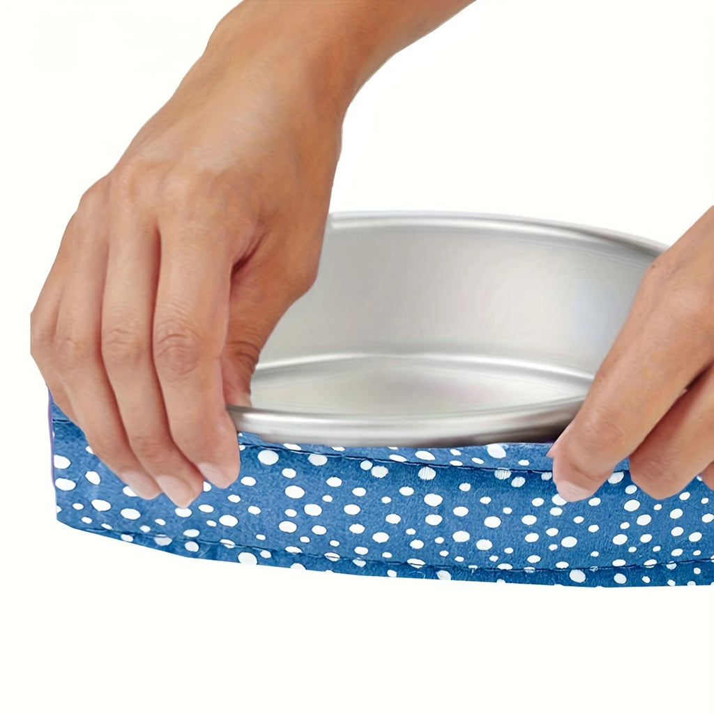 Baking cake mold, baking tray, protective strap, cloth strip to prevent deformation, baking cake tool