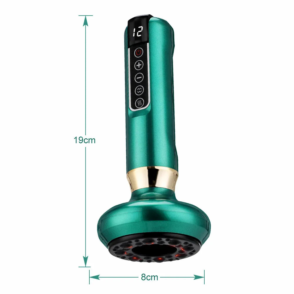 Smart Body Massager Vacuum Suction Device Cellulite Fat Bruning Handheld Chinese Sculpting Heating Cans For Belly Back Massage