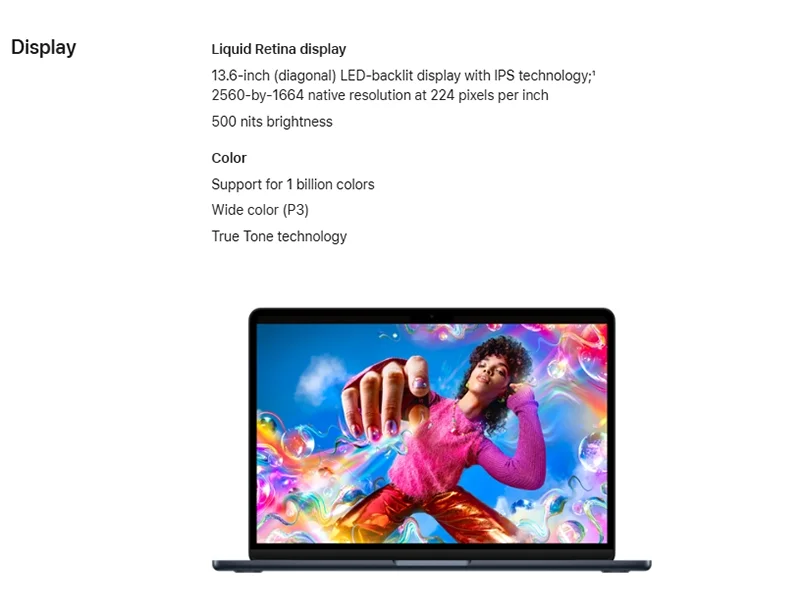 2024 MacBook AIR M3 15 Inch 8-core CPU 10-core GPU 256G/512G/1T/2T/4TSSD 16G/32G/64G RAM Notebooks Laptop.
