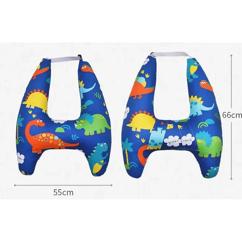 Cute Animal Pattern Kid Neck Head Support, U-Shape Children Travel Pillow Cushion for Car Seat, Safety Neck Pillow for Kids