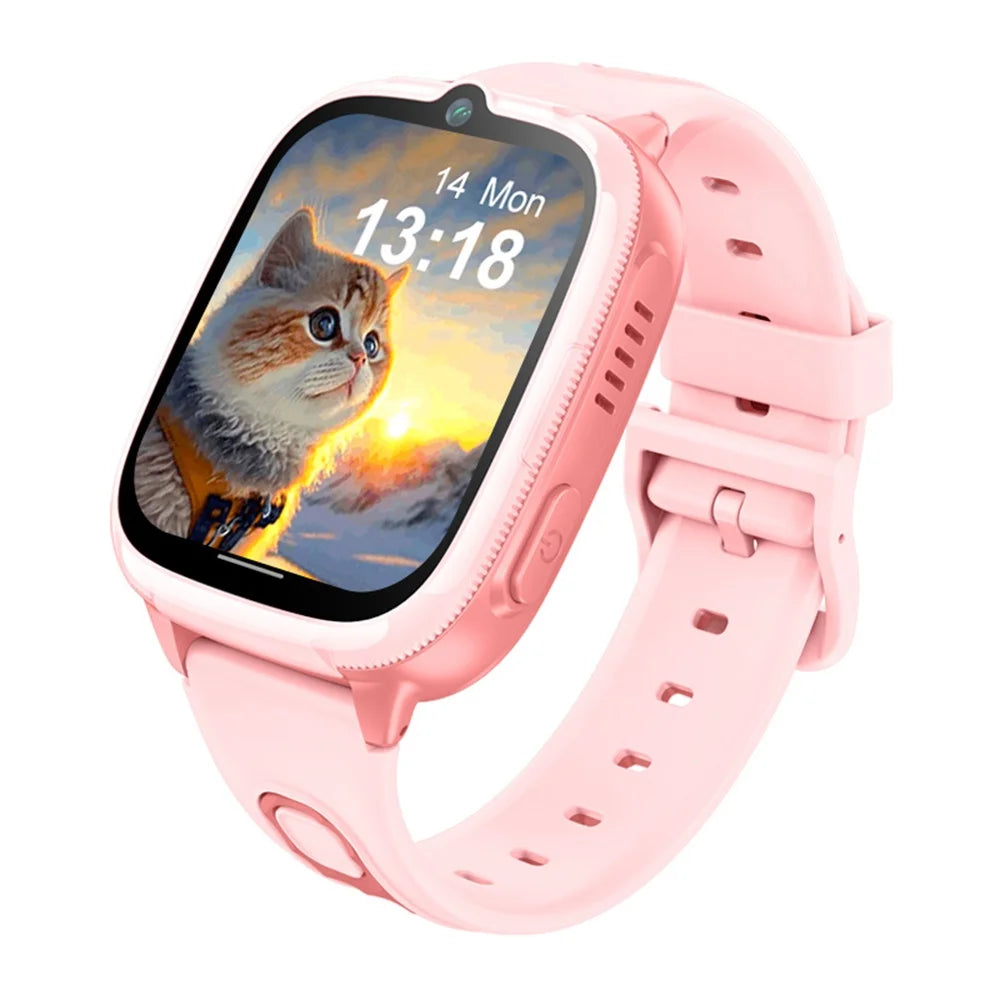696 Kids Smartwatch 4G Network Video Call LBS WIFl Positioning Voice Calls Waterproof Children Smart Watch Calculator Student