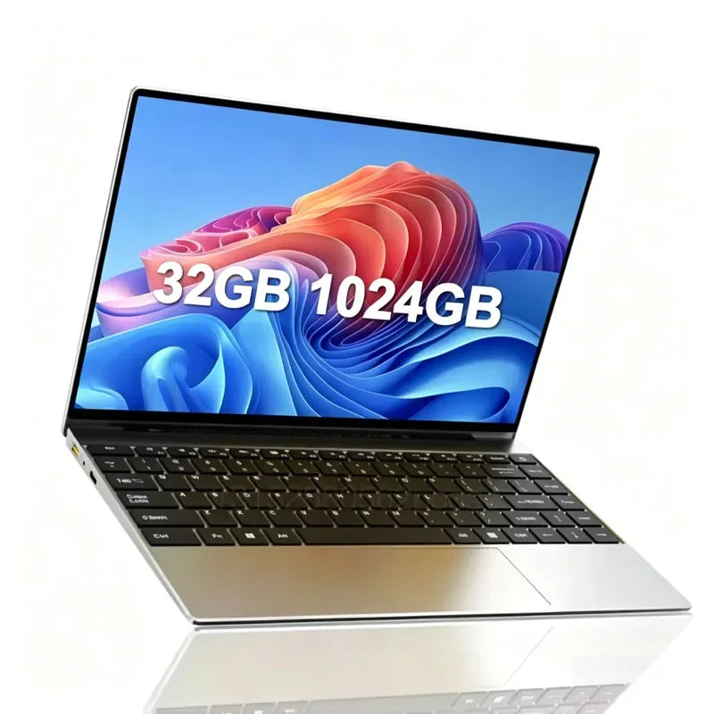 14.1 Inch Premium Business Laptop Windows 11 Ultra Thin Portable Notebook 16GB/32GB DDR4 2TB SSD For Office Study Intel I9-9900