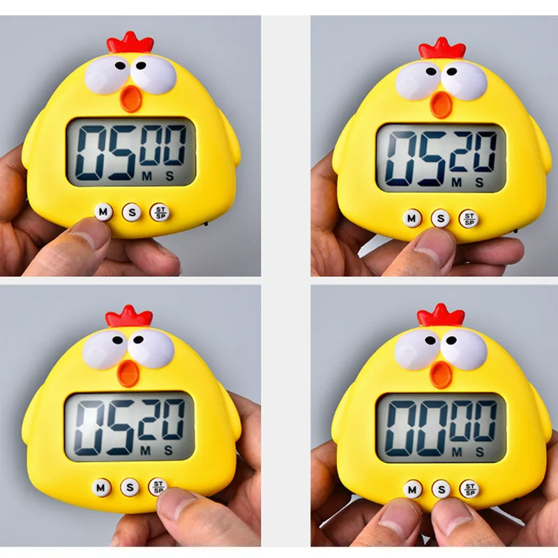 1-99 Minutes Cooking Study Work Timer Reminder For Shop Home Kitchen Gadget Cute Frogs Kitchen Electronic Digital Timer Gift