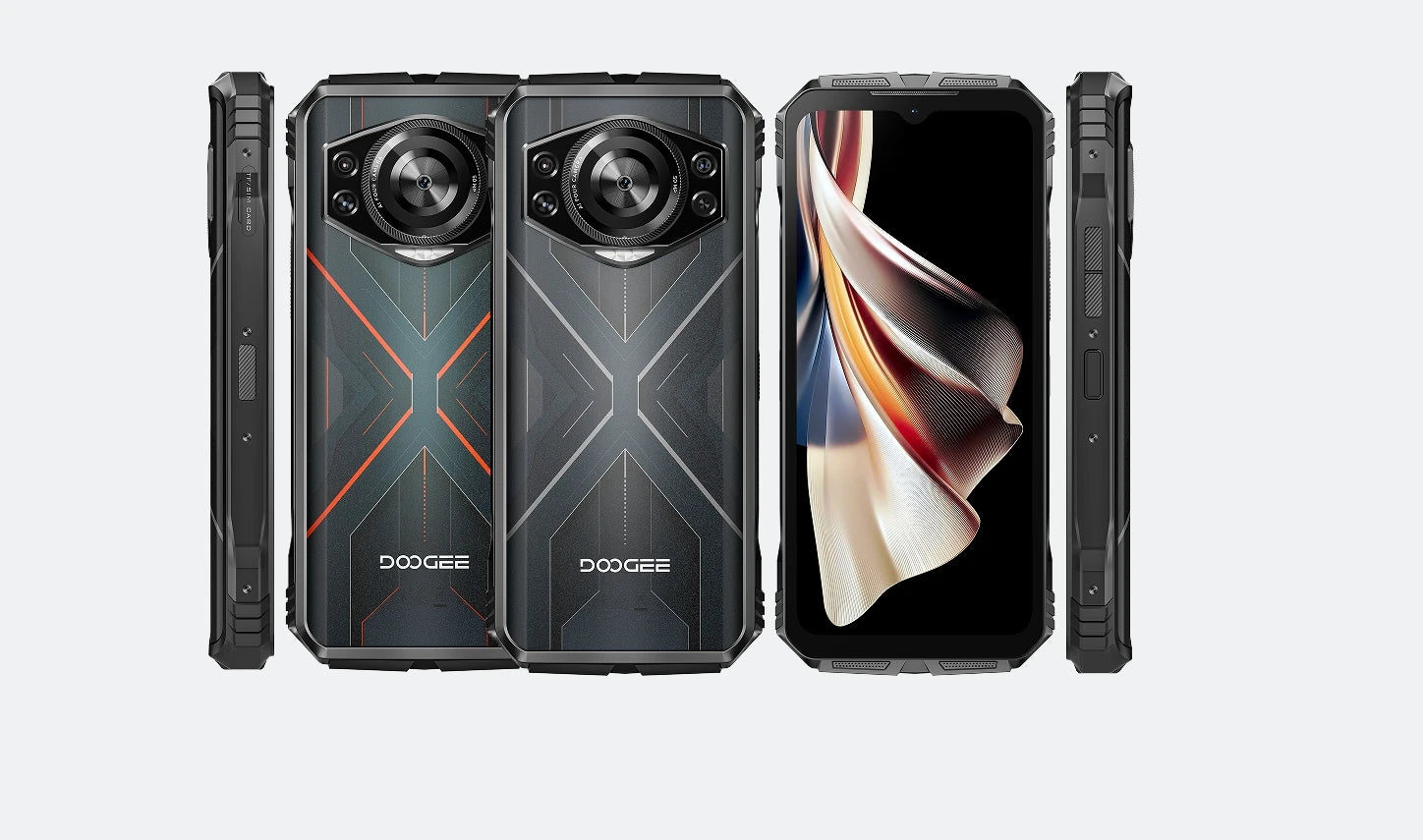 World Premiere DOOGEE S Cyber Rugged Phone 6.58" 90Hz IPS Screen 10800mAh Large Battery 8GB+256GB 50MP AI Main Camera Android 14