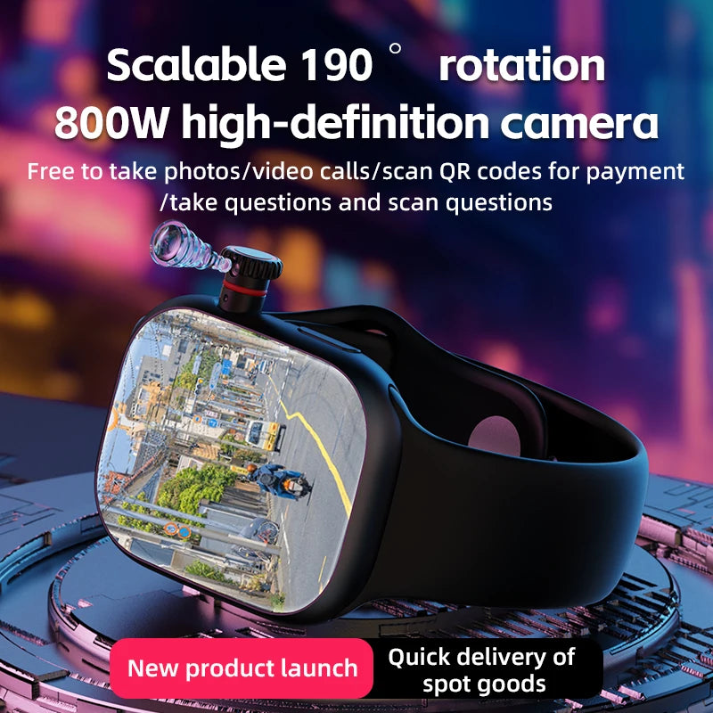 CD99 Smart Watch 8GB RAM AMOLED Wifi ROM GPS 128GB Position APP Download Bluetooth Men Women Cellular Card Version Smartwatch