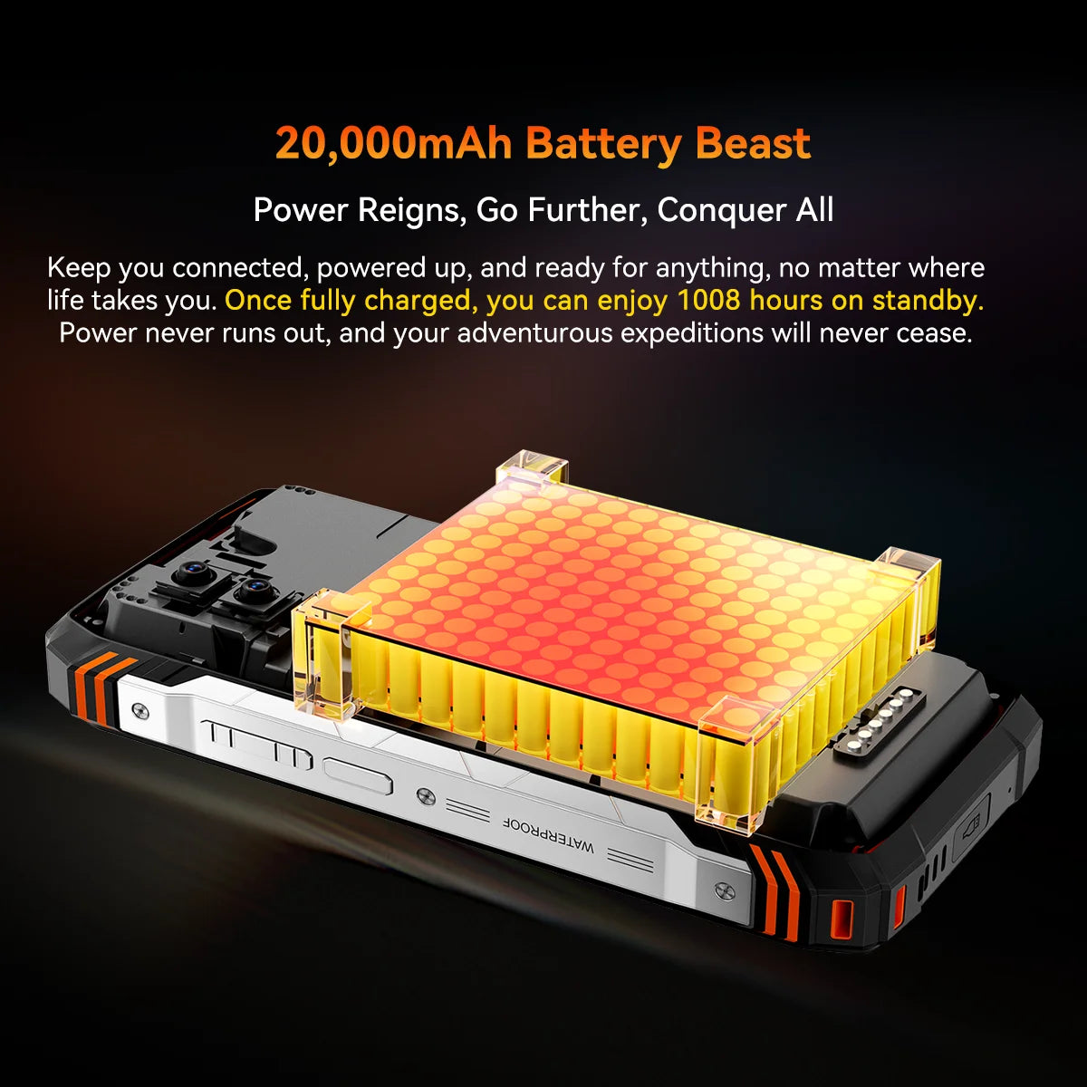 [Ship From UK]Blackview 48GB + 512GB Smartphone 20000mAh 55W [XPLORE 1] 6.78'' 2.4K + 2.01'' Dual Display 5G Rugged Mobile Phone