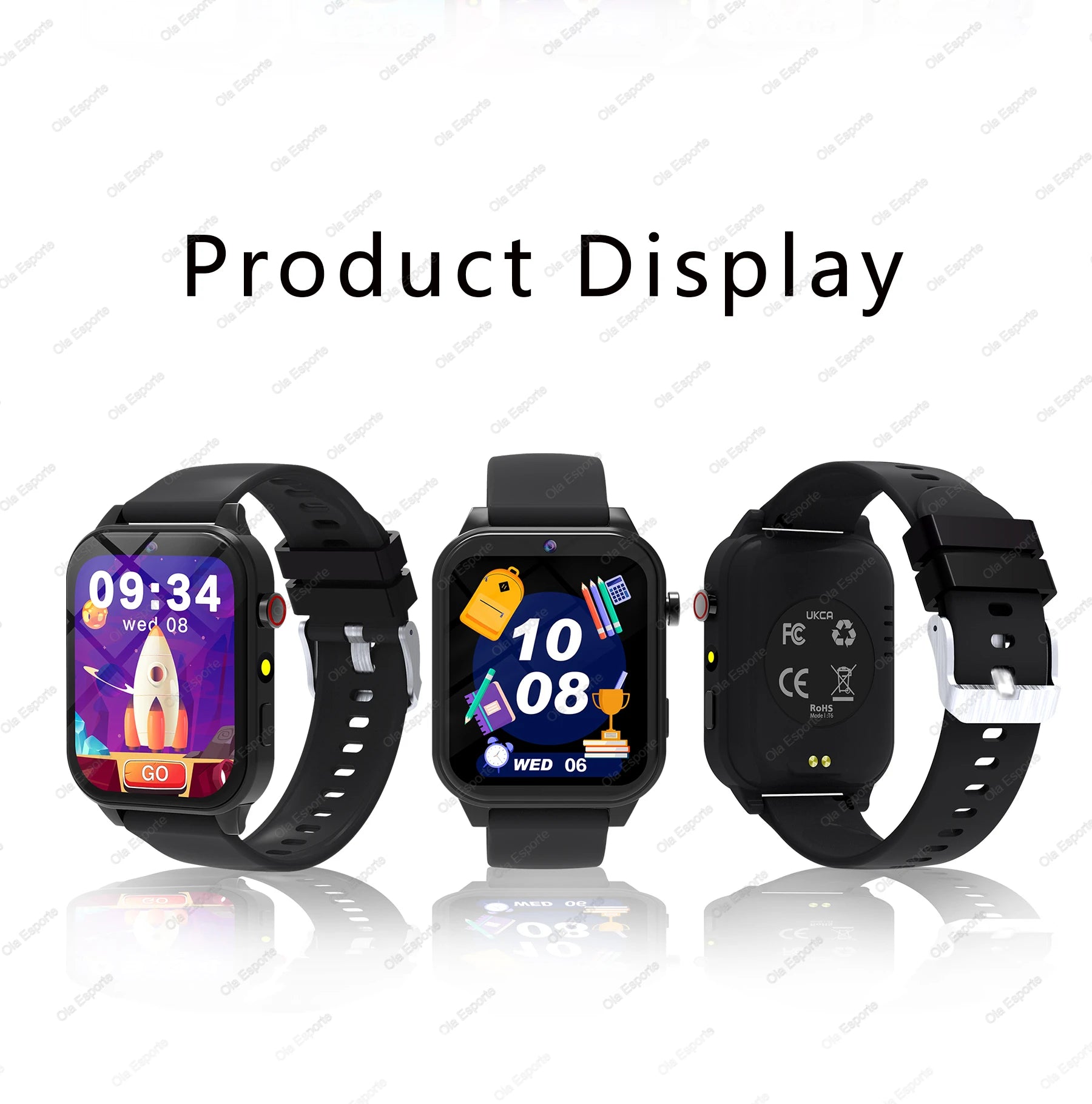 100+ Game SmartWatch Kid Child HD Screen Lighting Music Smart Watch Boy Girl Gift Children Smartwatch For IOS Android 2025 New
