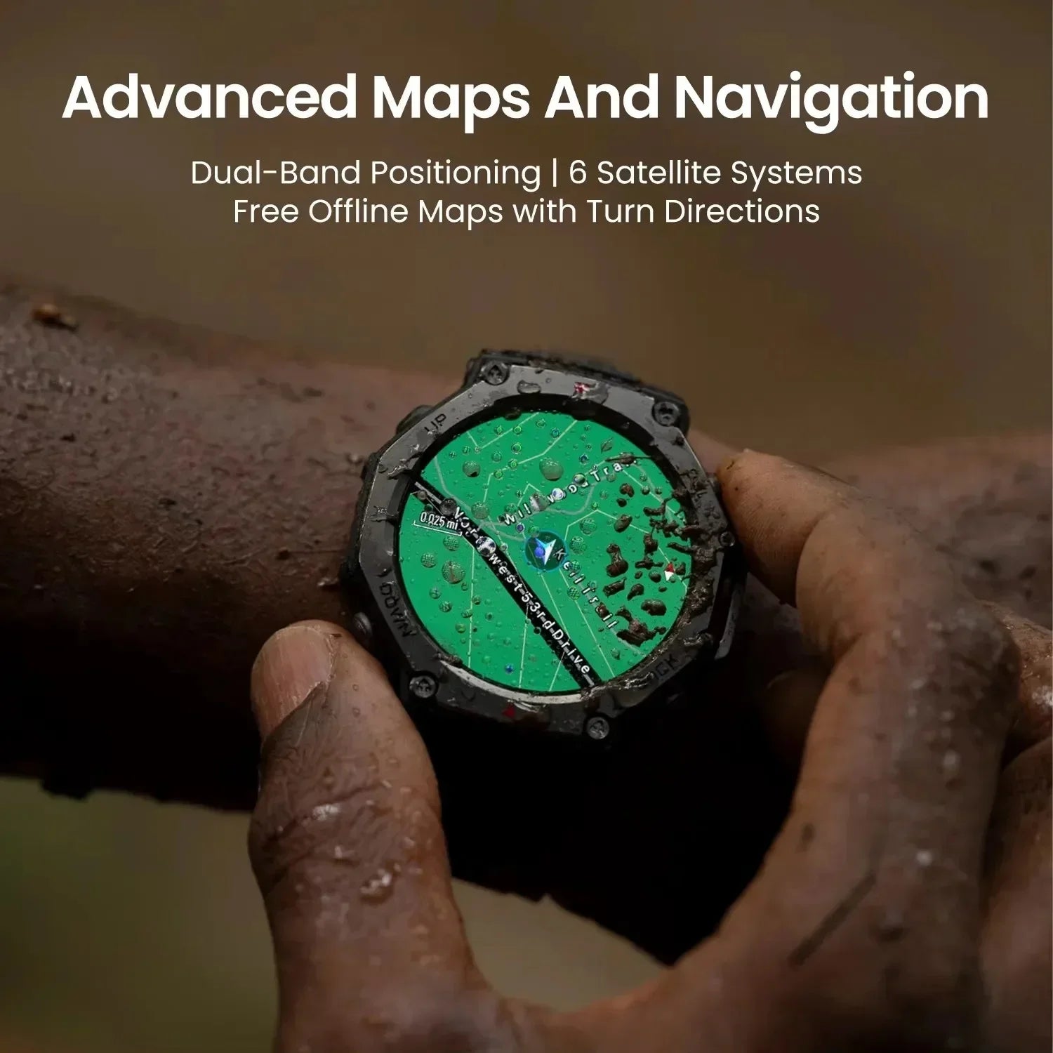 Original T-Rex 3 2025 For Amazfit Military gps smartwatc Built-in Compass Altimeter 10ATM Waterproof Sports Smartwatch Men Women