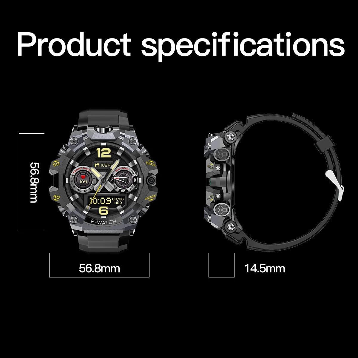 Q668 Smart Watch Android 10.0 1.95inch Amoled 720*720 5G Cellular Version Smartwatch With 800W Dual Camera GPS WIFI Sim Card