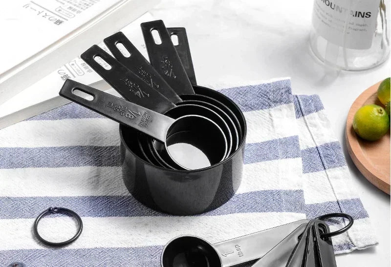 10Pcs Multipurpose Measuring Cups and Spoons Set Accurate for Kitchen Baking Flour Sugar Seasoning Dry and Liquid Ingredients