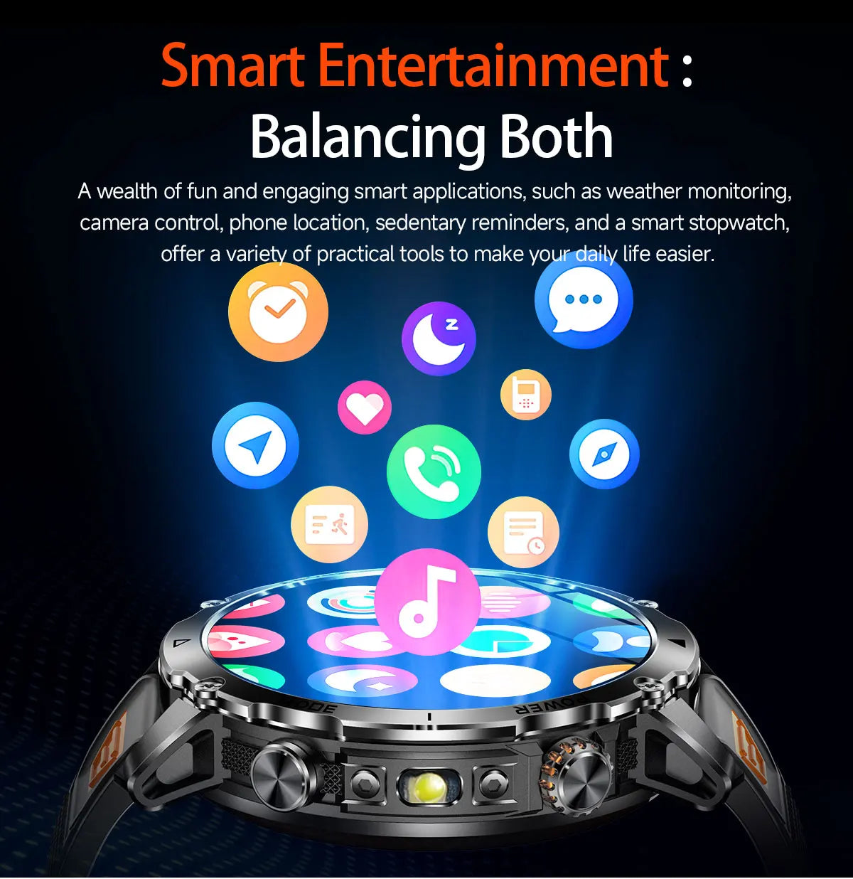 2026New 1.7 inches TANK SmartWatch Military Grade Durability 1400mah Battery HD Call 10ATM Waterproof Flashlight Sport Watch Men