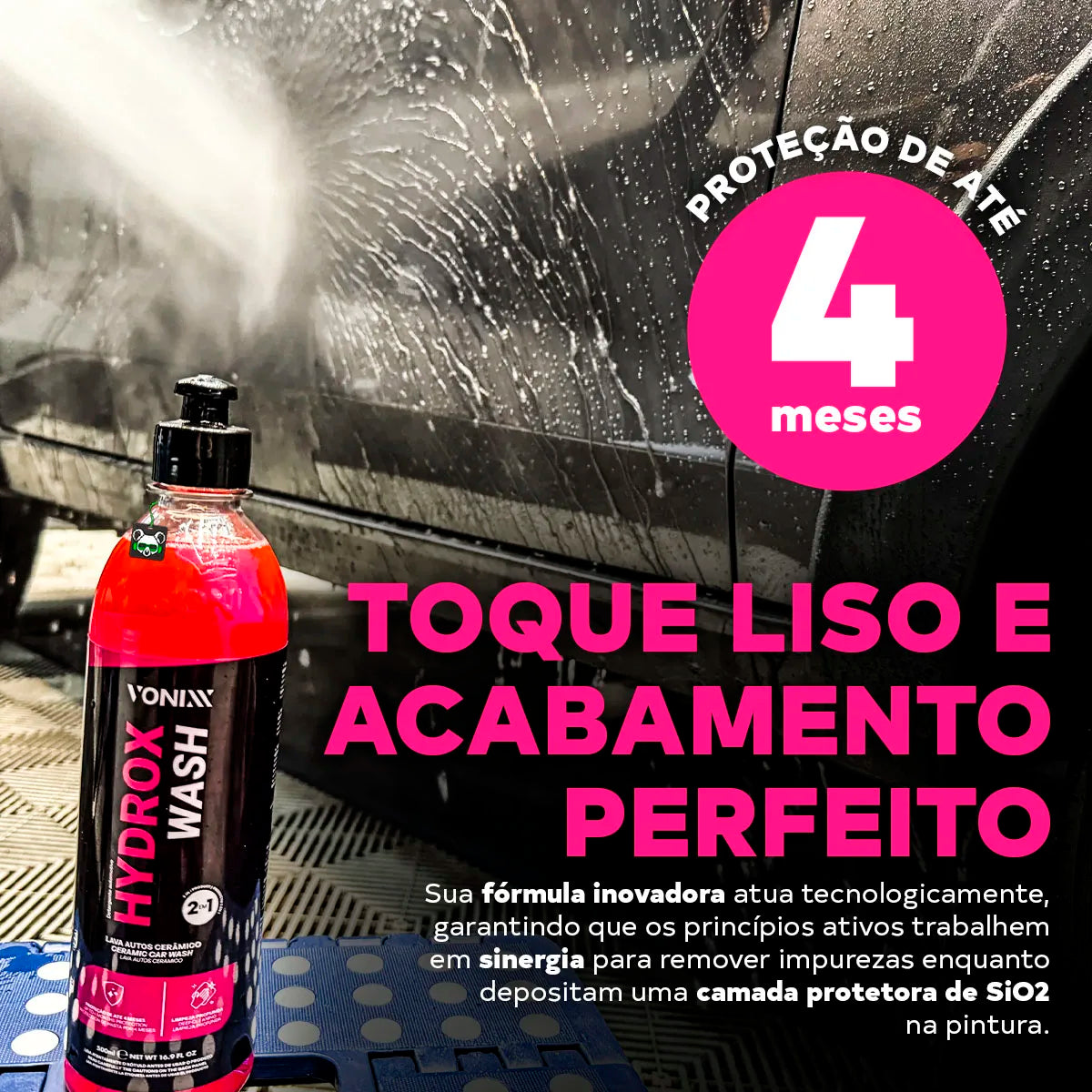 Lava Autos Ceramic Hydrox Wash 2 in 1 Shampoo Cleaning Protection 240ml Vonixx