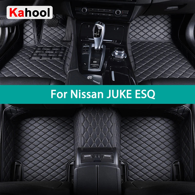 KAHOOL Custom Car Floor Mats For Nissan JUKE ESQ Auto Carpets Foot Coche Accessorie