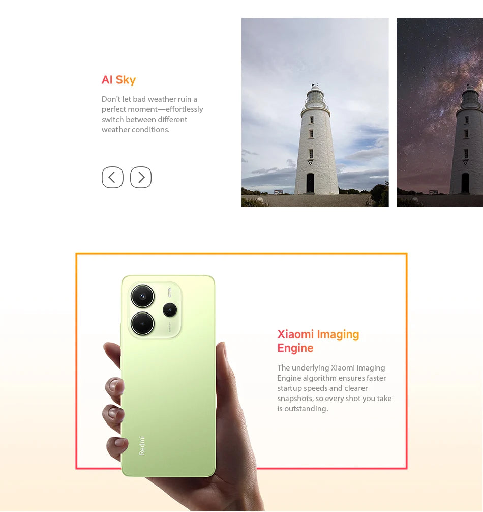 Global Version Redmi Note 14 4G Smartphone 108MP AI Camera 5500mAh Battery 33W MediaTek Helio G99-Ultra 120Hz Xiaomi Cellphone