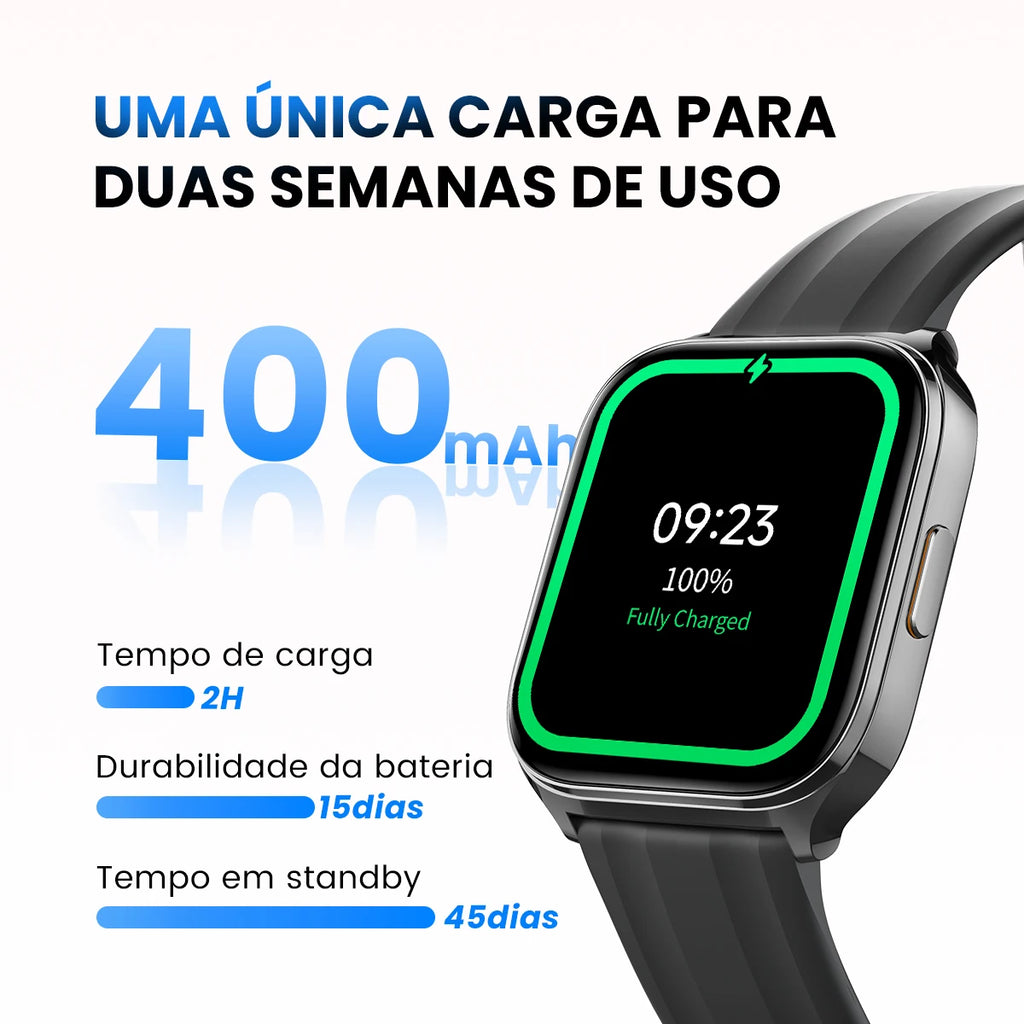 HAYLOU Watch 3 Voice Calling Smartwatch 1.85'' AMOLED Screen 24h Health Monitoring 150+ Sports Modes Smart Watch 1ATM Waterproof