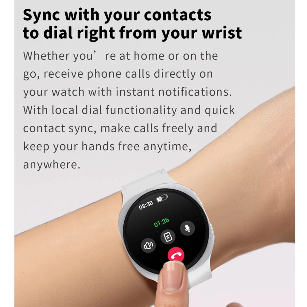 Blue Tooth Call Map Navigation Smart Watch SOS Sports Heart Rate Watches 8 Voice Assistant Smartwatch Calculator Weather Music