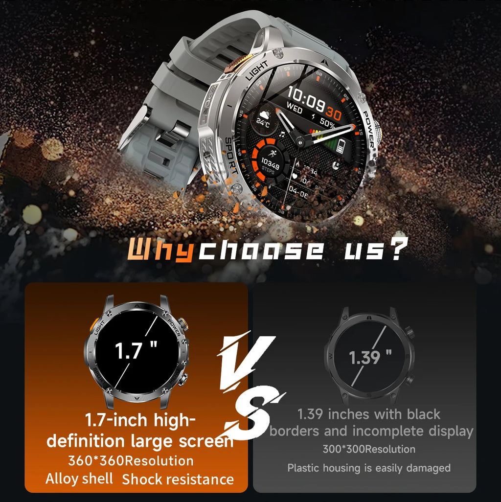 LIGE New GPS Outdoor Sports Smart Watch Men AMOLED Screen LED Flashlight Heart rate Waterproof Bluetooth Call 1000mAh Smartwatch