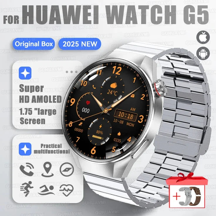 New Upgraded Original Watch G5 PLUS Smart Watch Men GPS Trajectory Compass Bluetooth Call IP68 Waterproof Outdoor Sport Watches