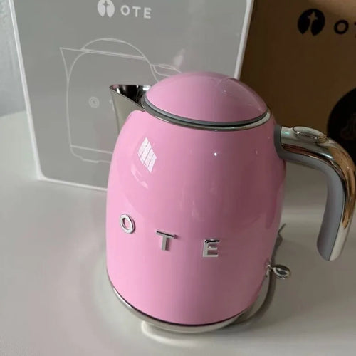 0.8L Pink Automatic power Off 316Stainless Steel Electric Kettle Water Boiler Strix Thermostat Heat-proof