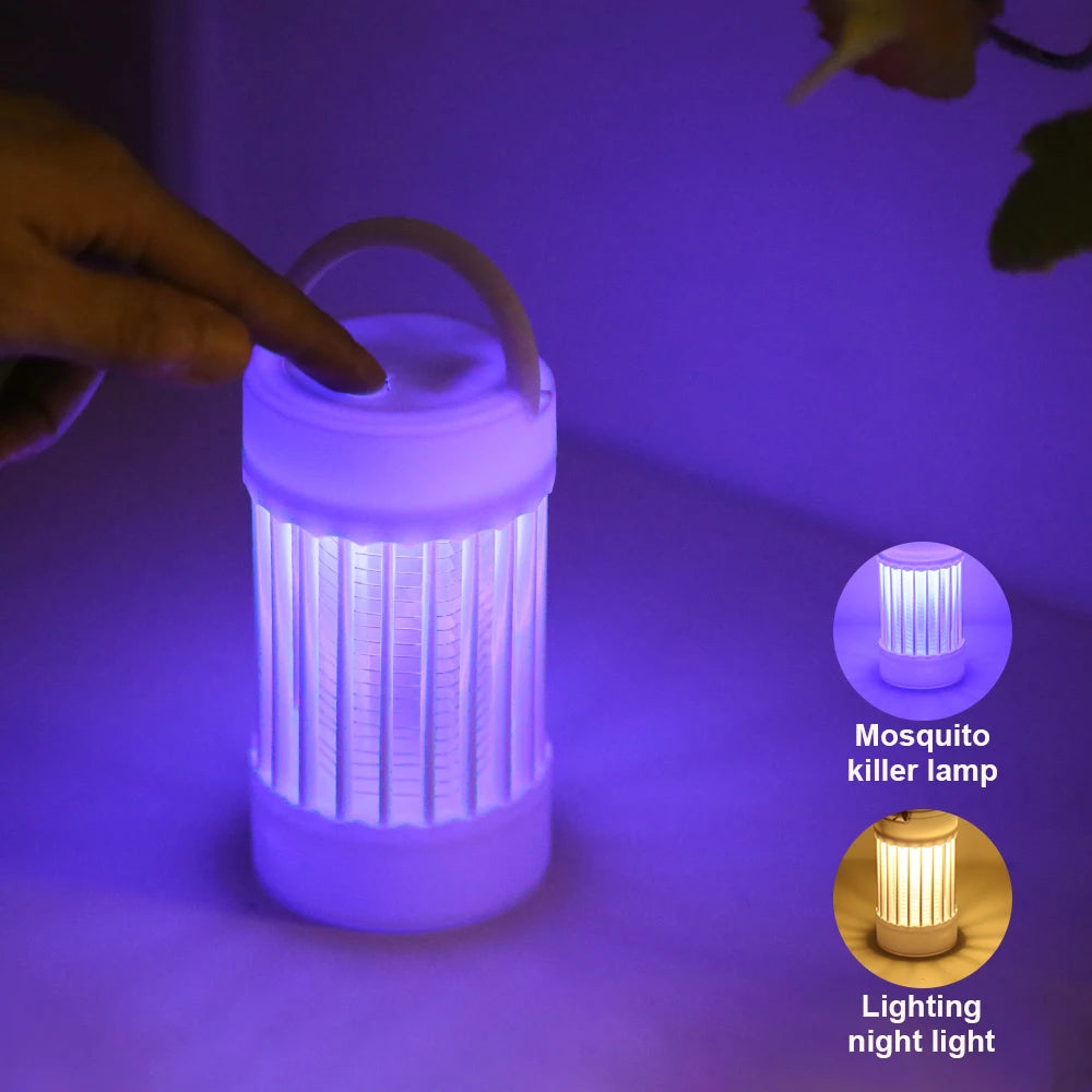 Electric Mosquito Killer Lamp UV Light Bug Zapper Trap USB 5V Summer Fly Swatter Insect Killer Light ﻿Camping