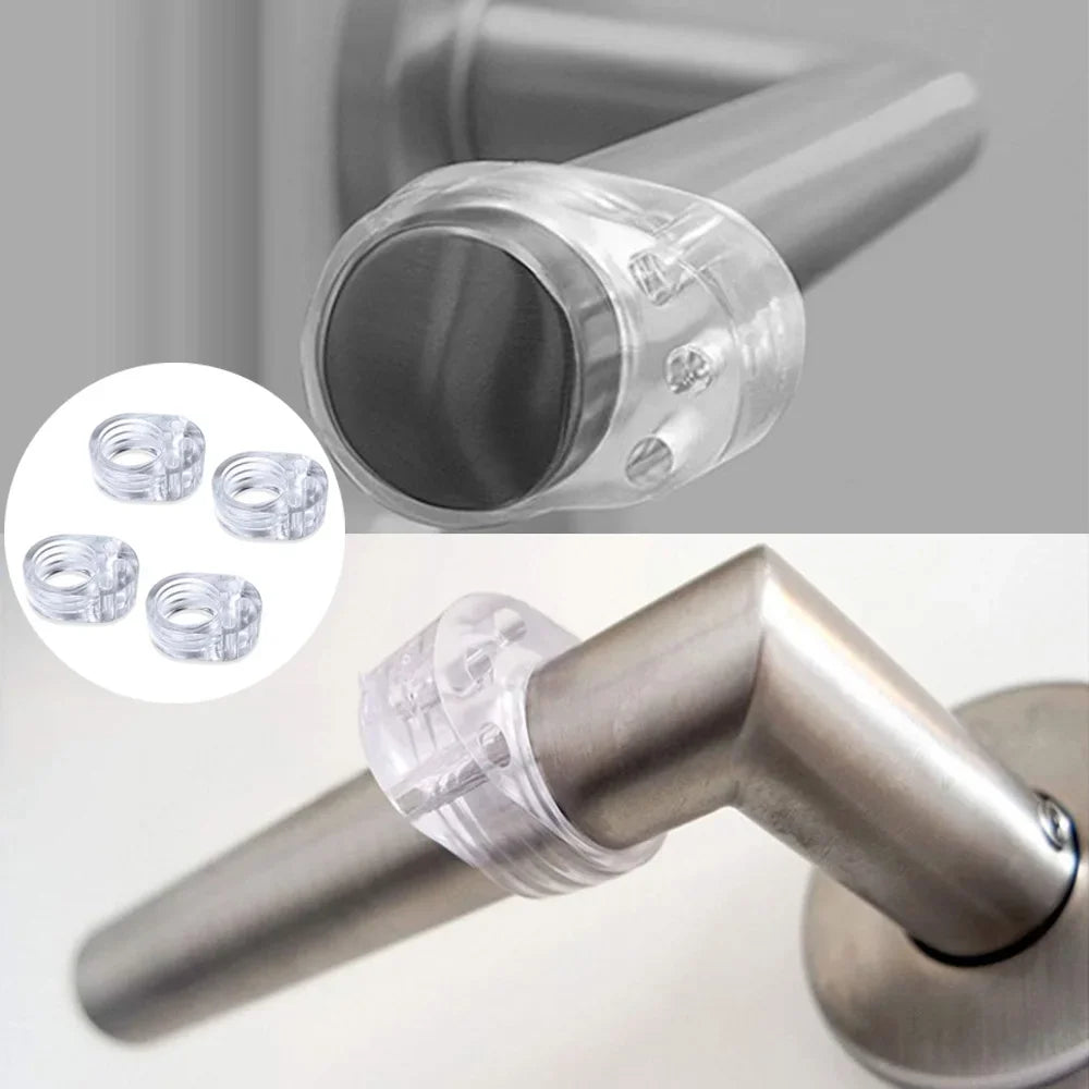 Stop Floor Door Stops Buffer No Drill Door Stopper Home Improvement Furniture Wall Safety Hardware Transparent Supplies Silicone