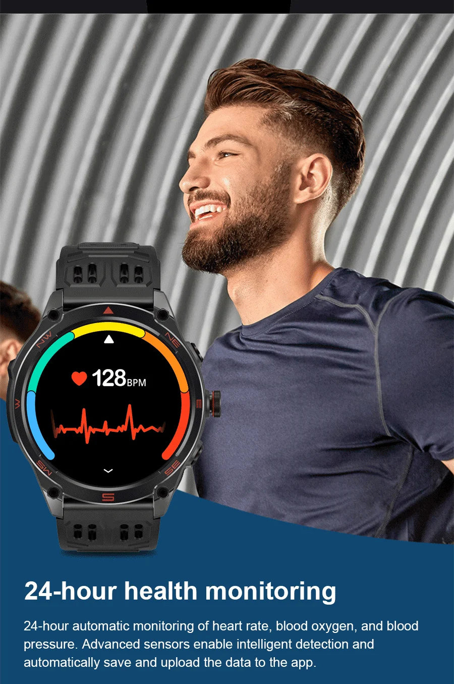 T-Rex 3 ULtra Military Grade 1000mAh Battery Smart Watch 10ATM Waterproof GPS call AMOLED HD Men 100+Sports 2025 New Smart watch